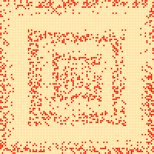 spiral pattern of balanced numbers