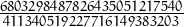 $\frac{6803298487826435051217540}{411340519227716149383203}$