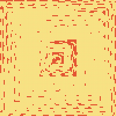 spiral pattern of nialpdrome numbers